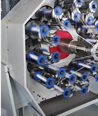 高速钢丝编织机，液压胶管装备尽在金钟机械